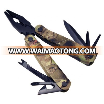 Distinctive multifunctional plier pocket with camo coating